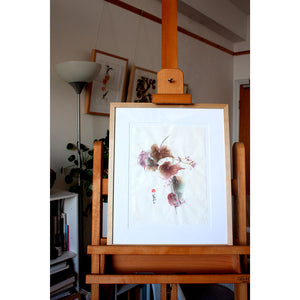 The Wild Begonia- in my studio