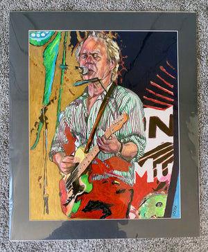 Chris Jagger at The Brentham Club by Stella Tooth Mixed Media Art