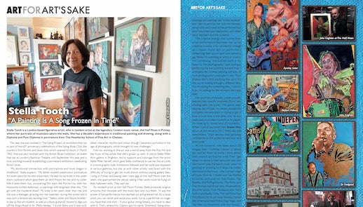 Blues in Britain magazine interview with Stella Tooth musician artist