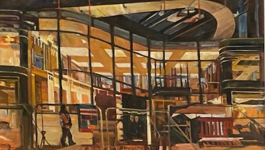 Skylark Galleries Artist Kalpna Saksena exhibits at a Pinner Exhibition