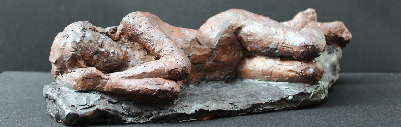 sleeping beauty, sculpture by gillian brett