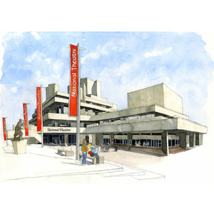 The National Theatre, Southbank London by David Richardson