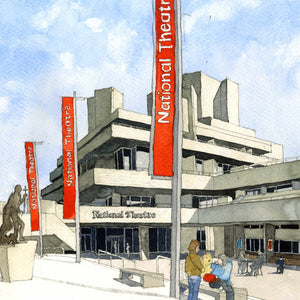The National Theatre, Southbank London by David Richardson