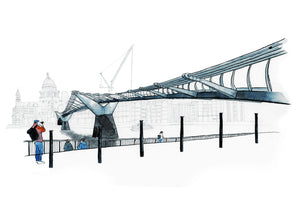 The Millennium Bridge, London by David Richardson