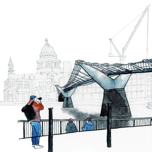 The Millennium Bridge, London by David Richardson