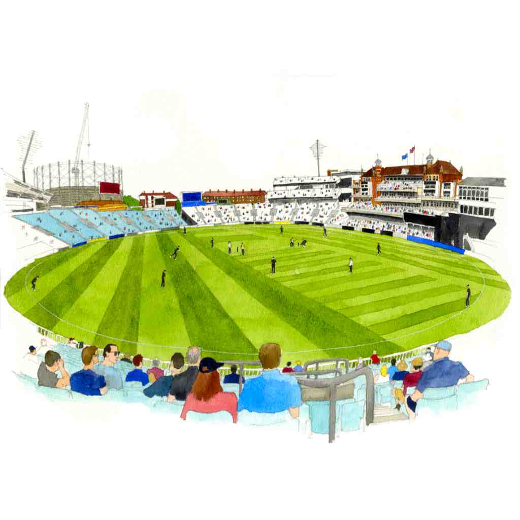 The Oval Cricket Ground, Kennington London by David Richardson