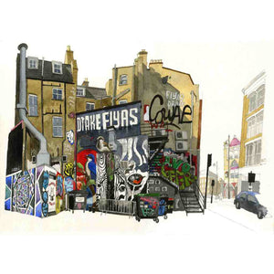Graffiti New Inn’s Yard Shoreditch London by David Richardson