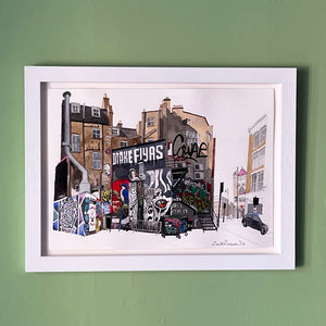 Graffiti New Inn’s Yard Shoreditch London by David Richardson