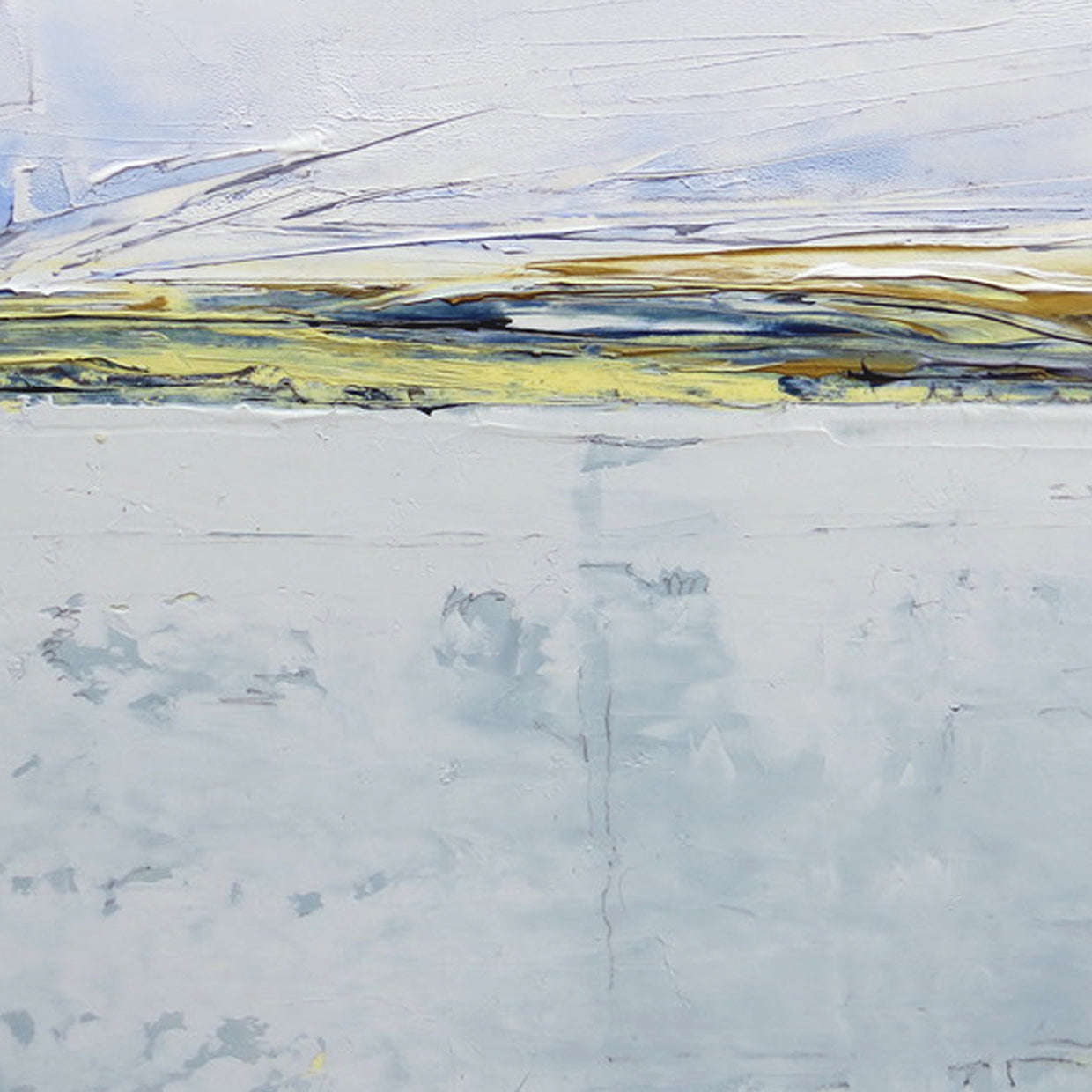 Abstract/Viridian Green Giclée Fine Art Print by Sarah Knight