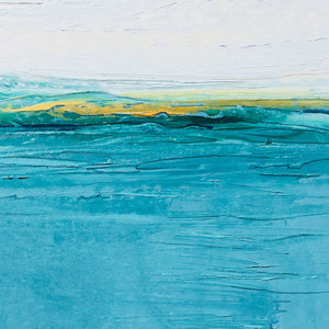 Abstract/Welsh Teal Giclée Fine Art Print by Sarah Knight