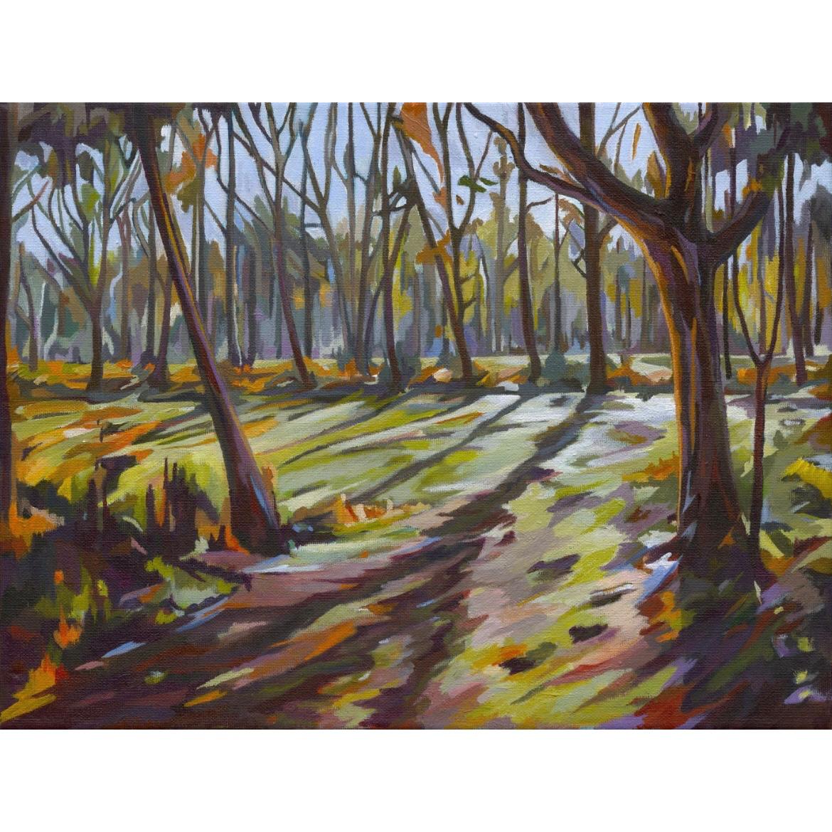 Autumn Shadows by Mary Leach - Fine Art Print