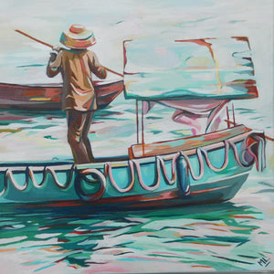 Boatman II by Mary Leach