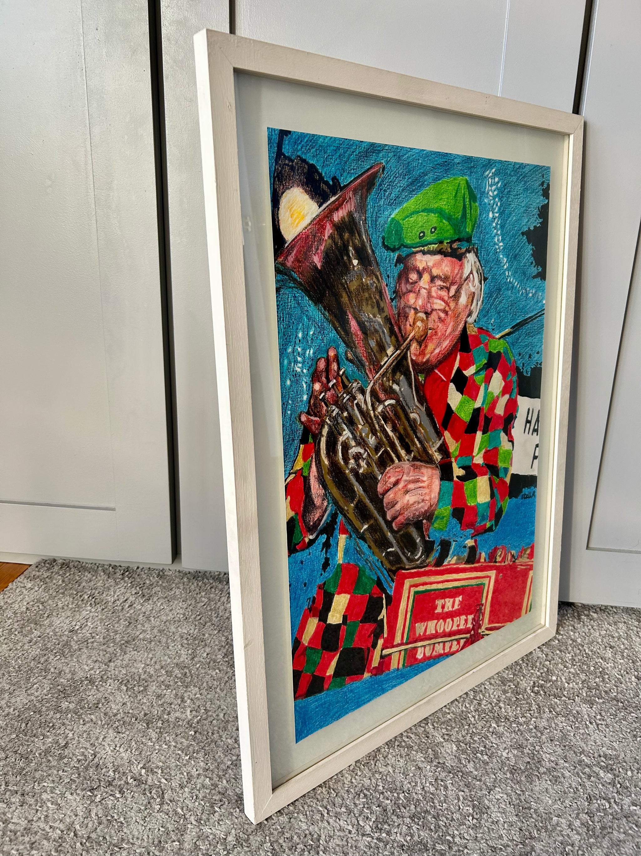 Bob Kerr Whoopee Band  by Stella Tooth artist side view