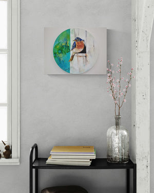 Look Out Bird Painting by Smita Sonthalia