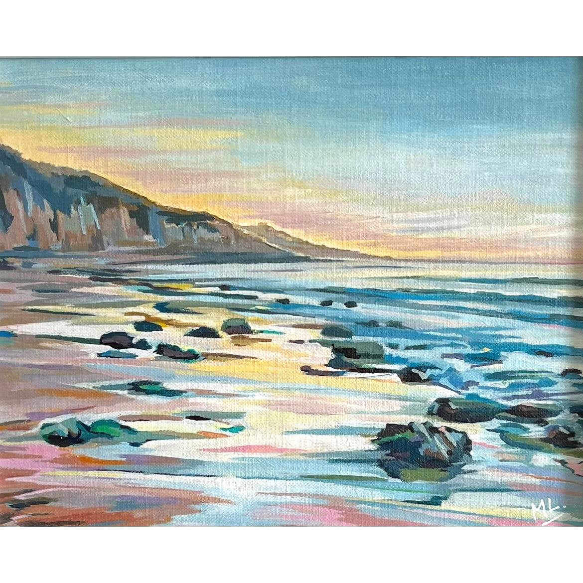 Coastal Sunset by Mary Leach