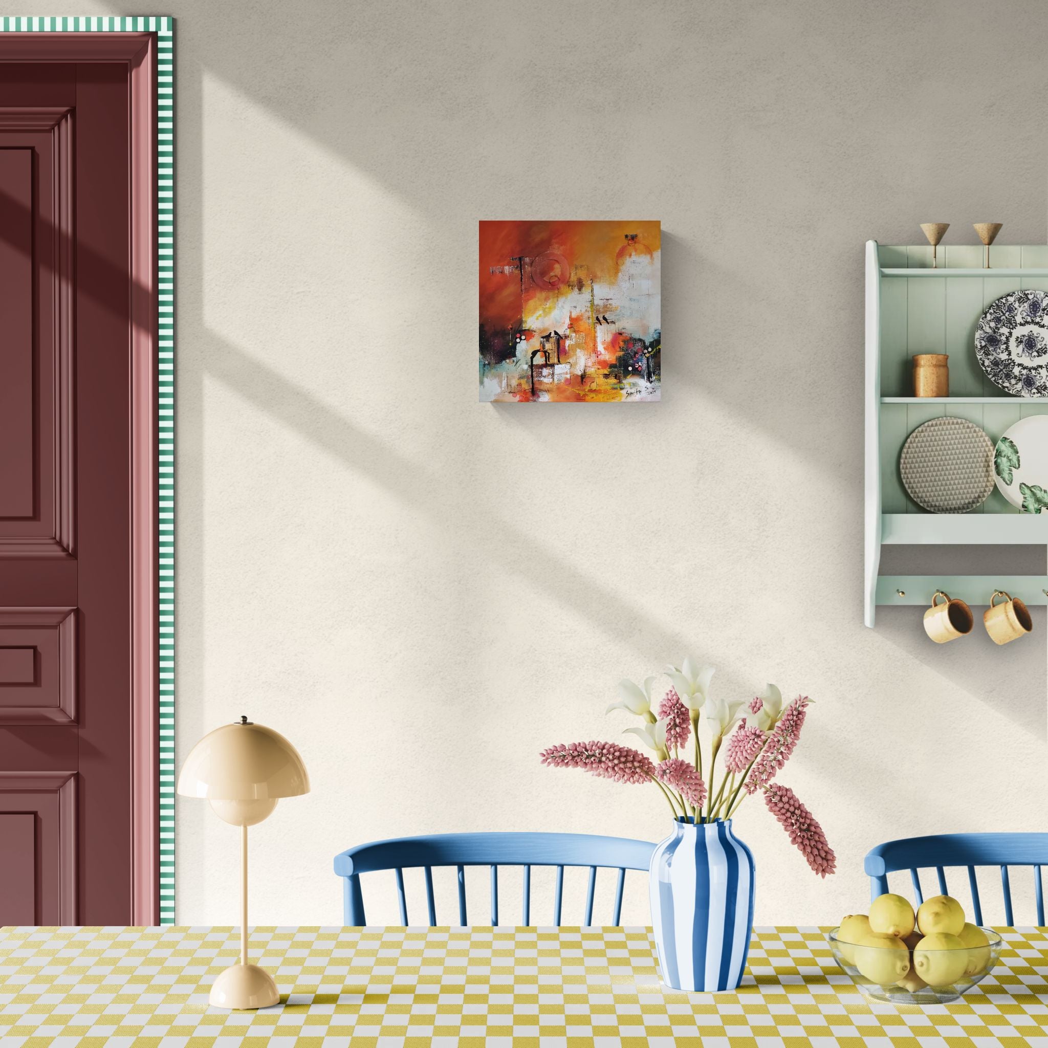 The Essence of Morning Sunshine Painting by Smita Sonthalia