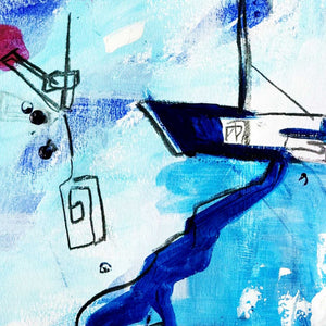 Crabbing in Cornwall by Rose Owen