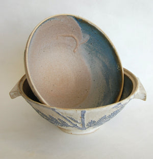 Wildflower stoneware 'casserole'