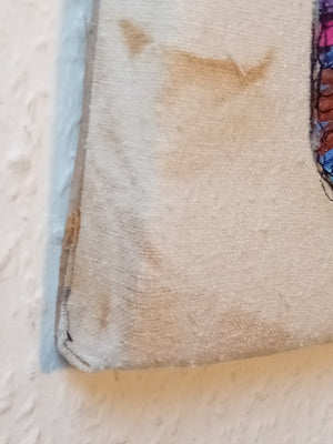 Collaged Elephant Original Textile By Diana Mckinnon