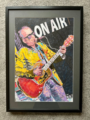 Elvis Costello by Stella Tooth framed