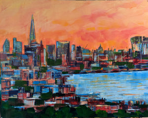 London Sunset by B Mishra