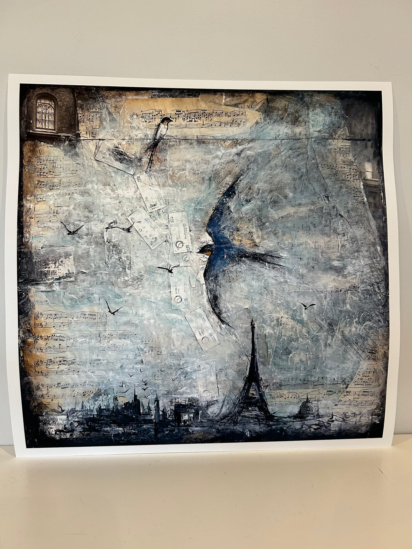 Paris Swallows Giclee Print by Sarita Keeler (Copy) (Copy) (Copy) (Copy) (Copy) (Copy) (Copy)