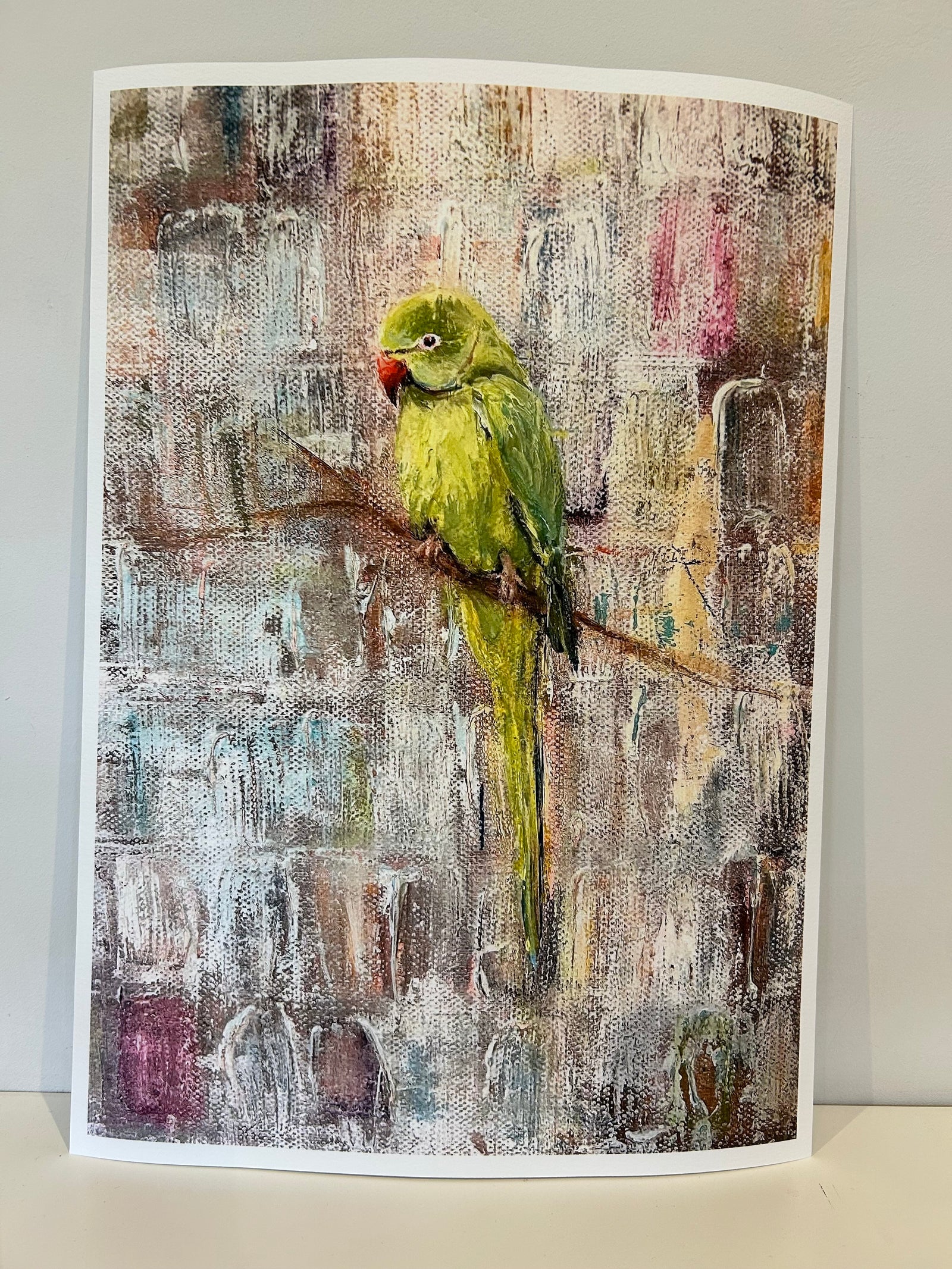 Parakeet right  Giclee Print by Sarita Keeler (Copy) (Copy) (Copy) (Copy)