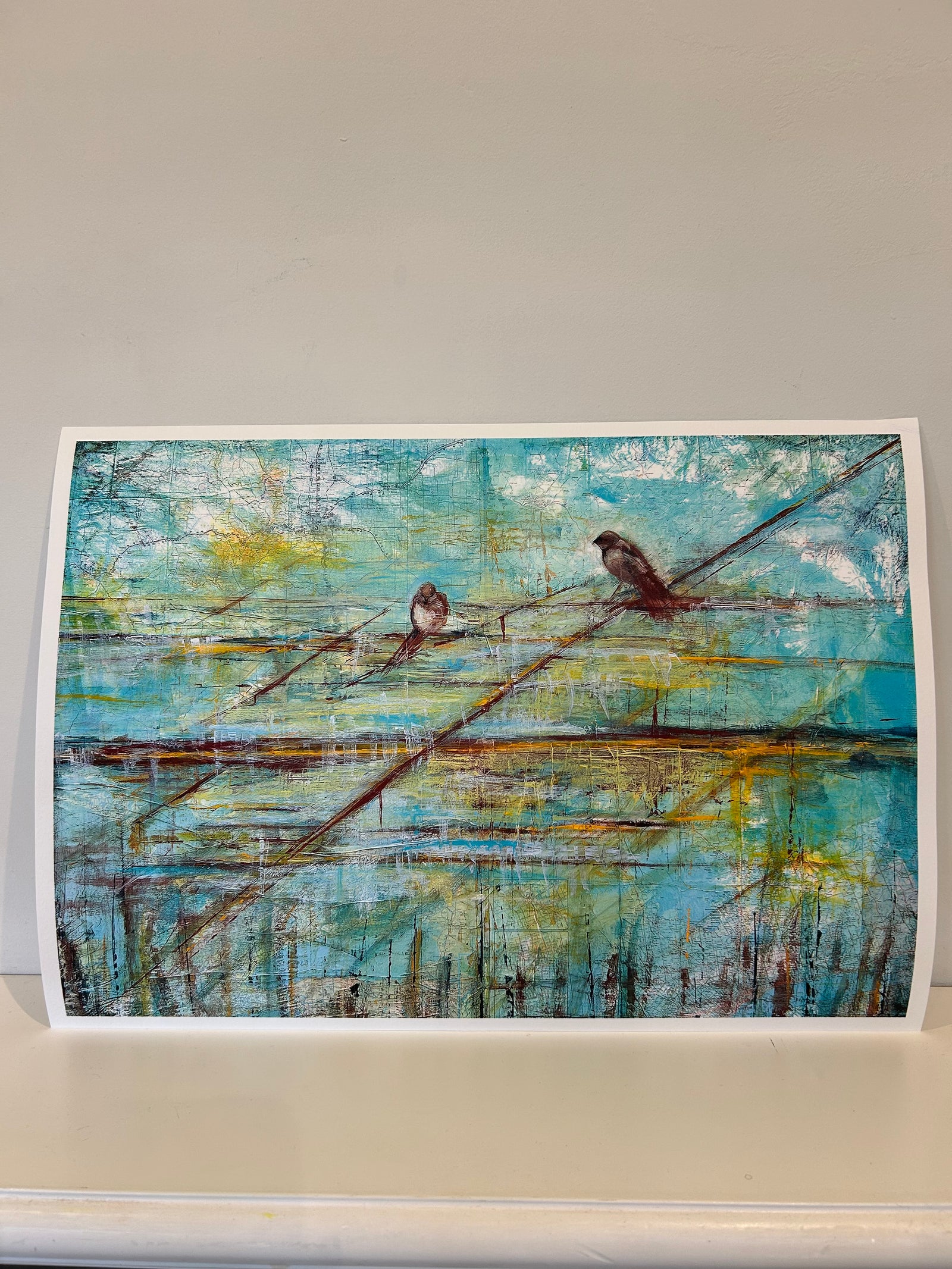 Blue Birds Giclee Print by Sarita Keeler (Copy) (Copy) (Copy) (Copy) (Copy) (Copy) (Copy) (Copy) (Copy)
