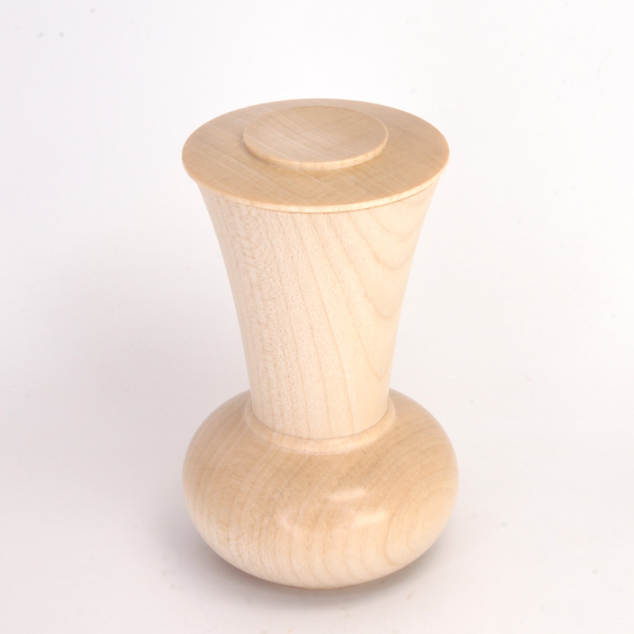 Lidded Vertical Form Sycamore by David Rodgers