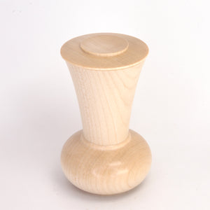 Lidded Vertical Form Sycamore by David Rodgers