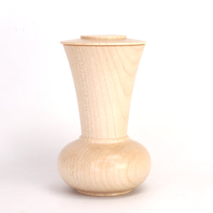 Lidded Vertical Form Sycamore by David Rodgers