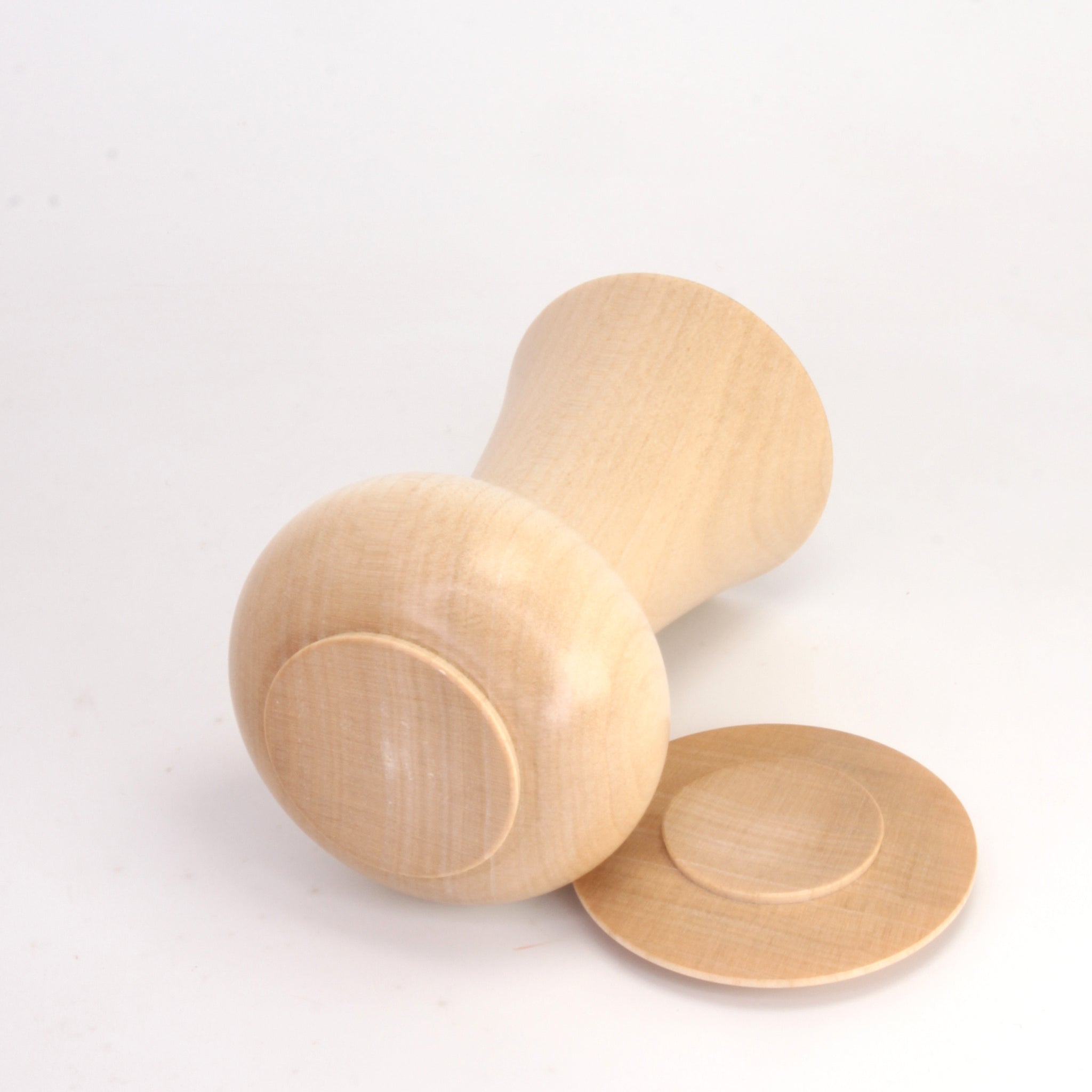 Lidded Vertical Form Sycamore by David Rodgers