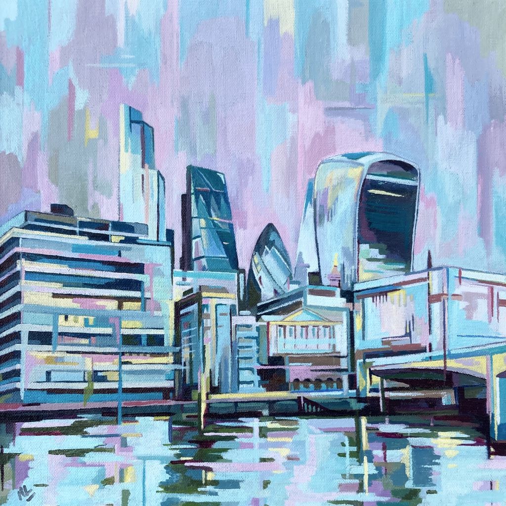 London Skyline by Mary Leach — Fine Art Print
