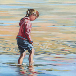 Nostalgia - Paddling (original painting) by Mary Leach