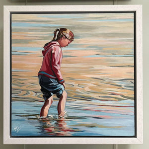 Nostalgia - Paddling (original painting) by Mary Leach