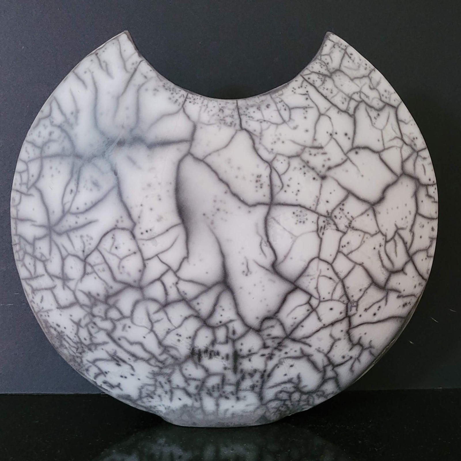 Raku Vessel by Richard Dickson