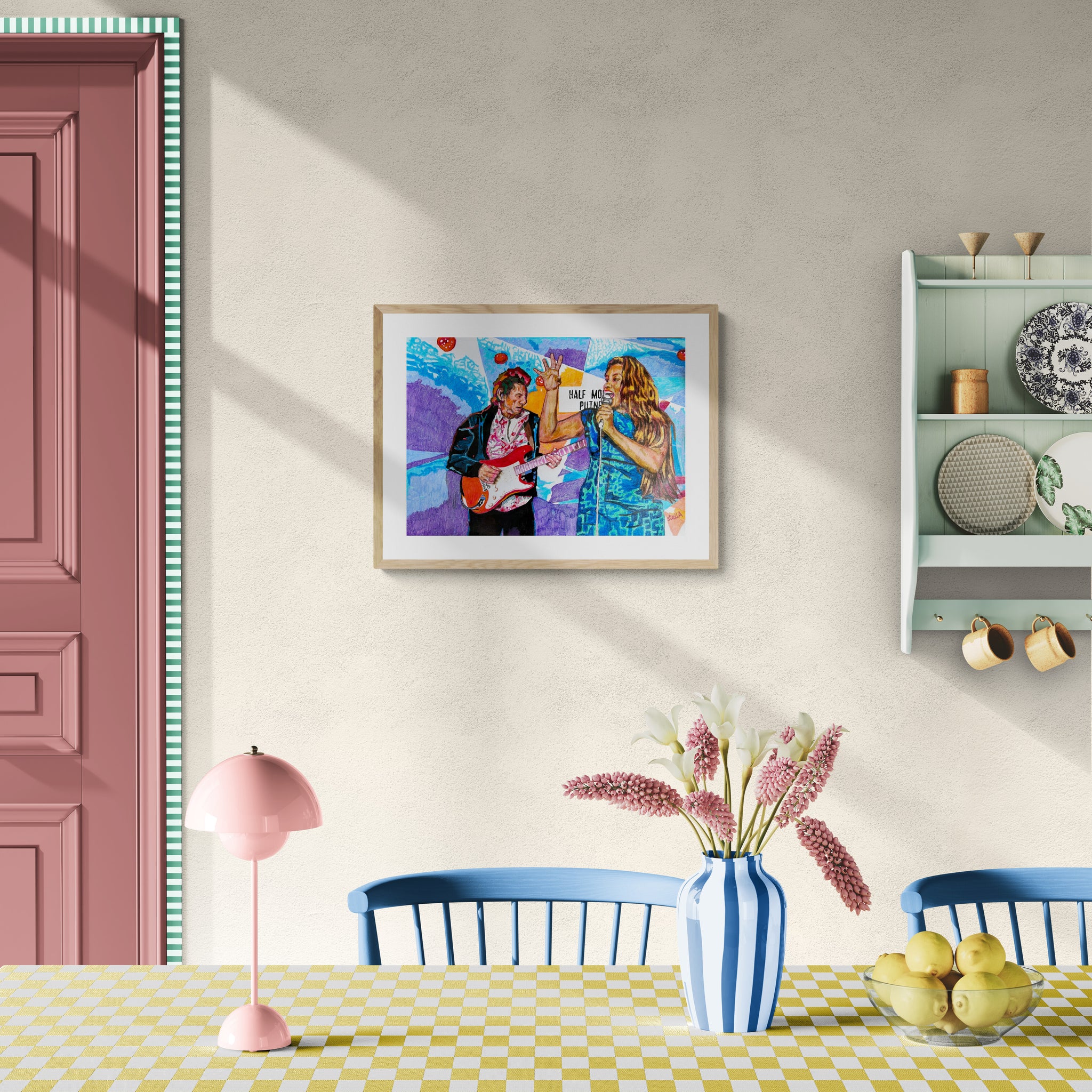 Chris Jagger The Brentham Club Cajun musician portrait by Stella Tooth