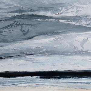 Abstract/Cornish Grey Giclée Fine Art Print by Sarah Knight