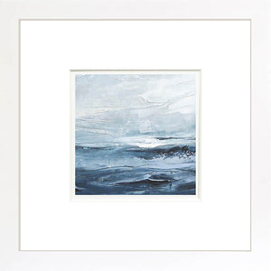 Abstract/Harlech Giclée Fine Art Print by Sarah Knight in frame