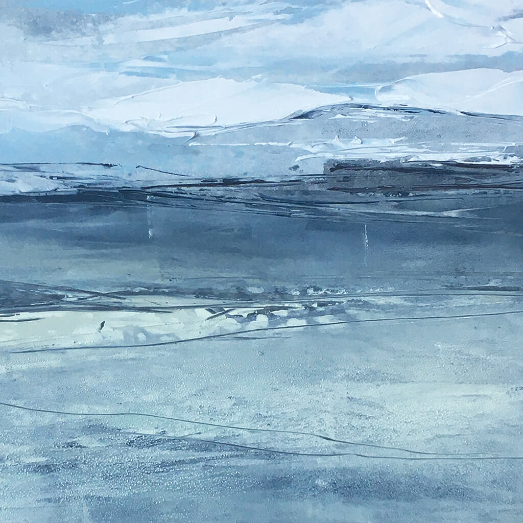 Abstract/Lochcarron Wake Giclée Fine Art Print by Sarah Knight