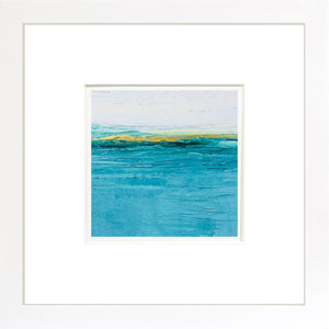 Abstract/Welsh Teal Giclée Fine Art Print by Sarah Knight