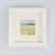 Mini oil landscape by London based artist Sarah Knight in white box frame