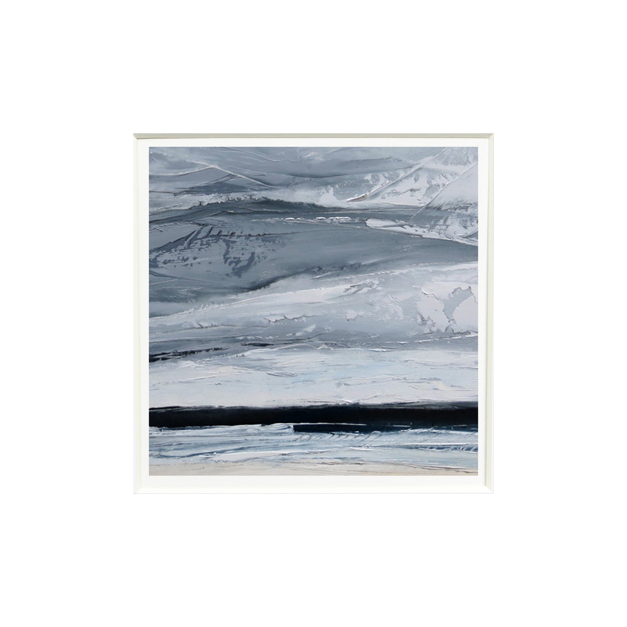 Abstract/Cornish Grey Giclée Fine Art Print by Sarah Knight