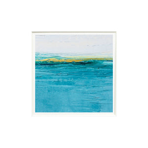 Abstract/Welsh Teal Giclée Fine Art Print by Sarah Knight