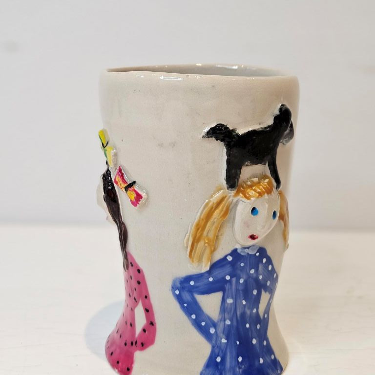 Container with ladies