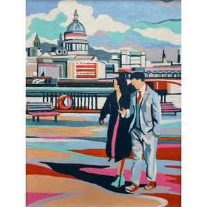 St Paul's Sweethearts (original painting) by Mary Leach