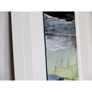 Semi abstract mixed media artwork by Sarah Knight detail