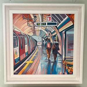 Underground Destination (original painting) by Mary Leach