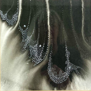 WHISPERING II original artwork using acrylic inks by London based artist Linda Jenkins
