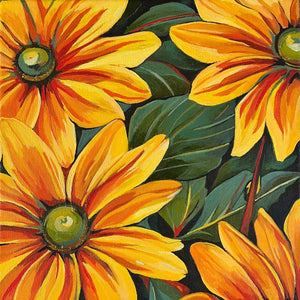 Yellow Rudbeckia by Mary Leach